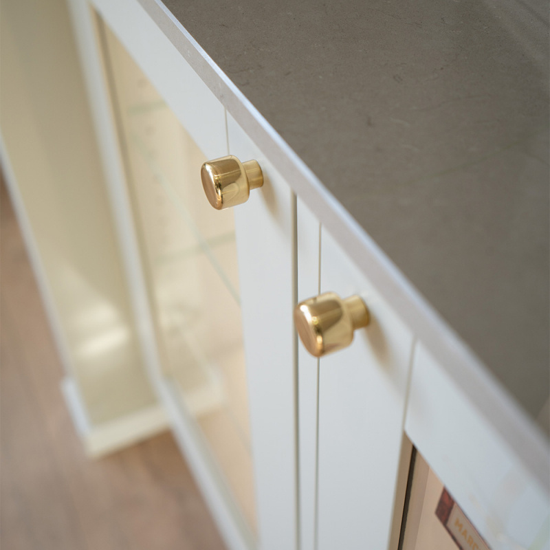 Knopp Esther - 28mm - Polerad mässing