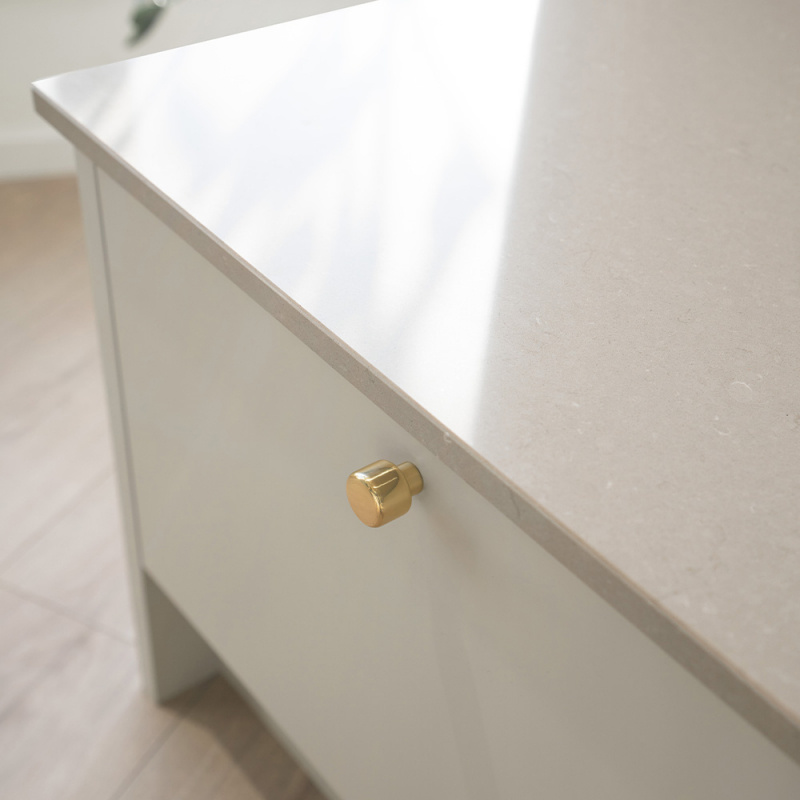 Knopp Esther - 28mm - Polerad mässing