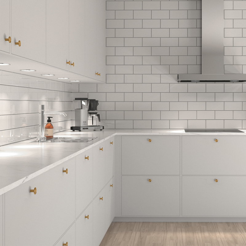 Knopp Sture - Borstad mässing obeh.