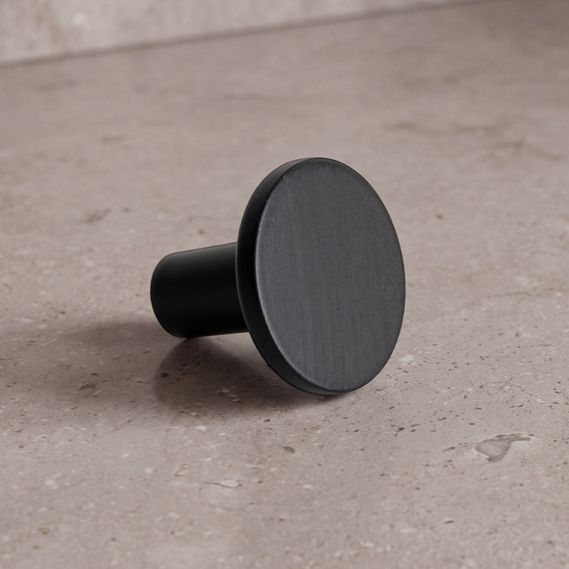 Knopp Lund - 25mm - Mattsvart 