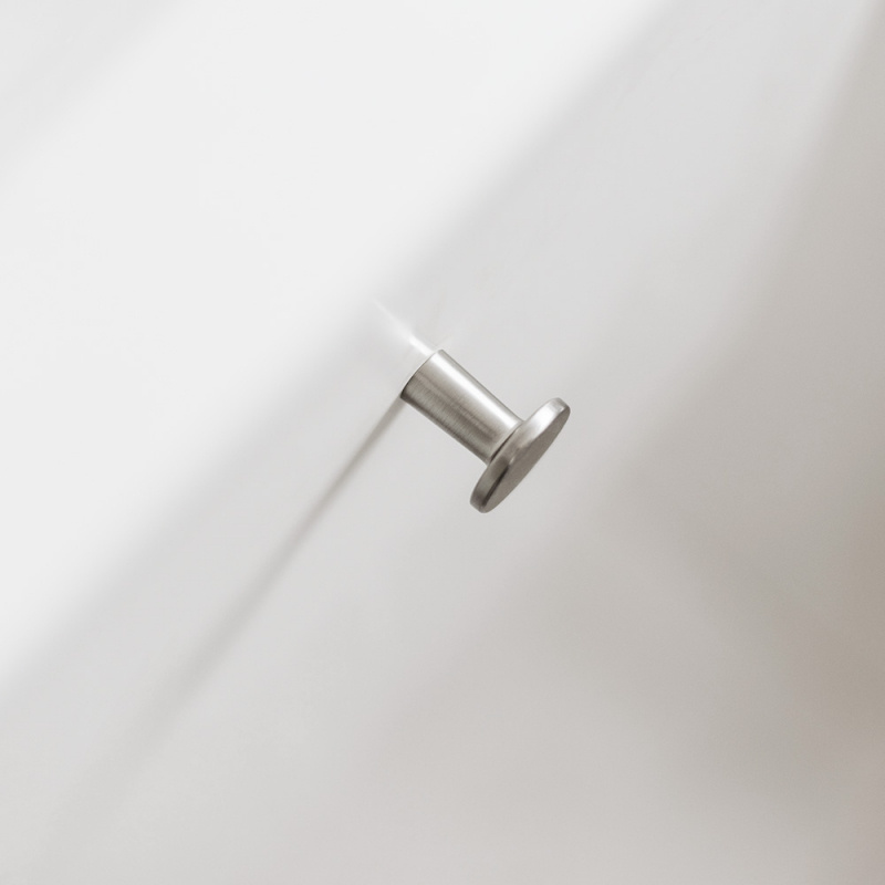 Knopp Bob - Ø28mm - Rostfri look