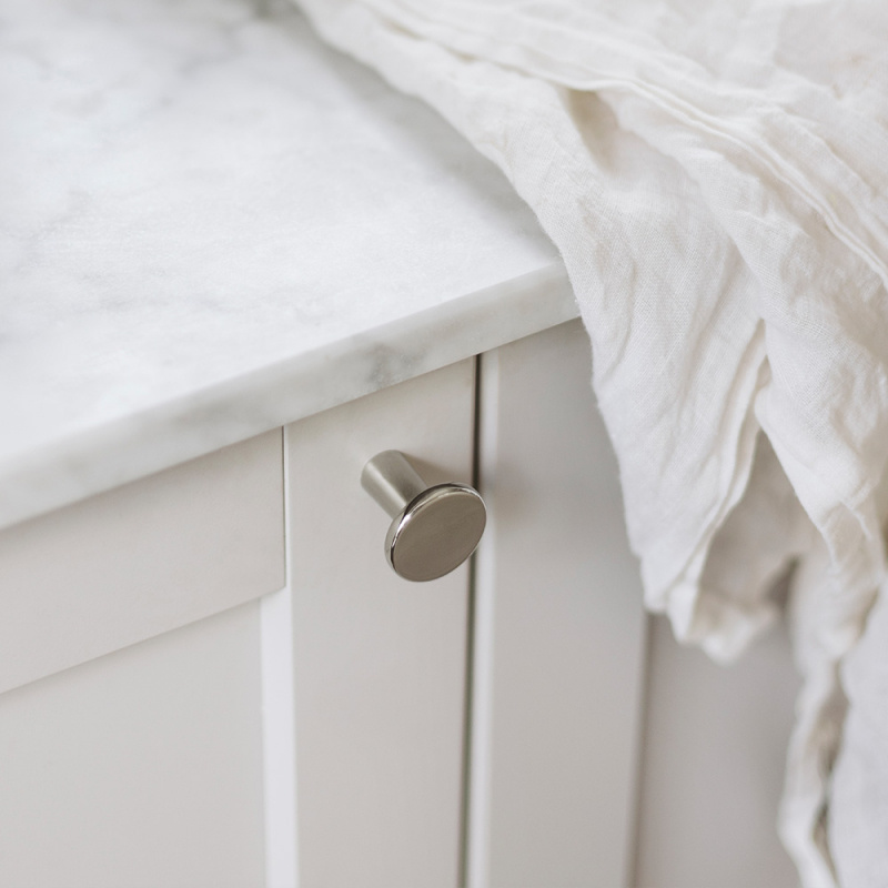 Knopp Bob - Ø28mm - Förnicklad