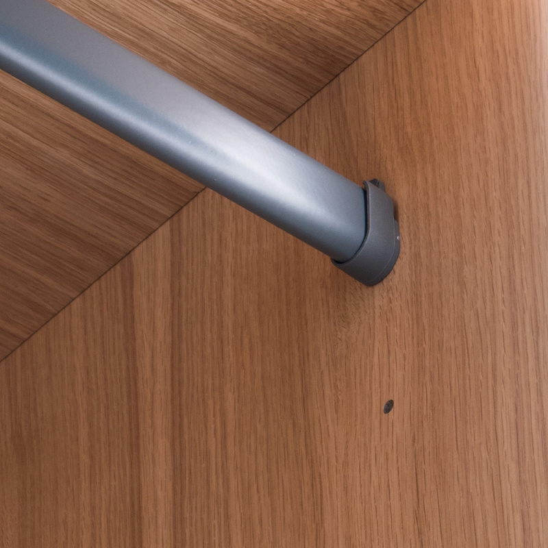 Fäste till klädstång - Mörkgrå