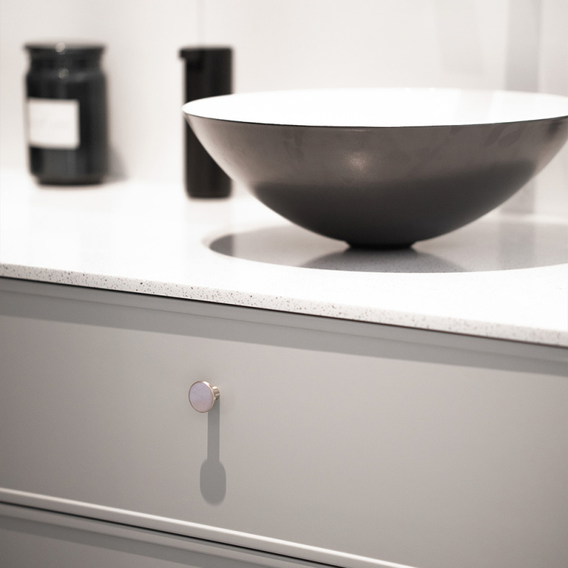 Knopp Como - 26mm - Rostfri Look