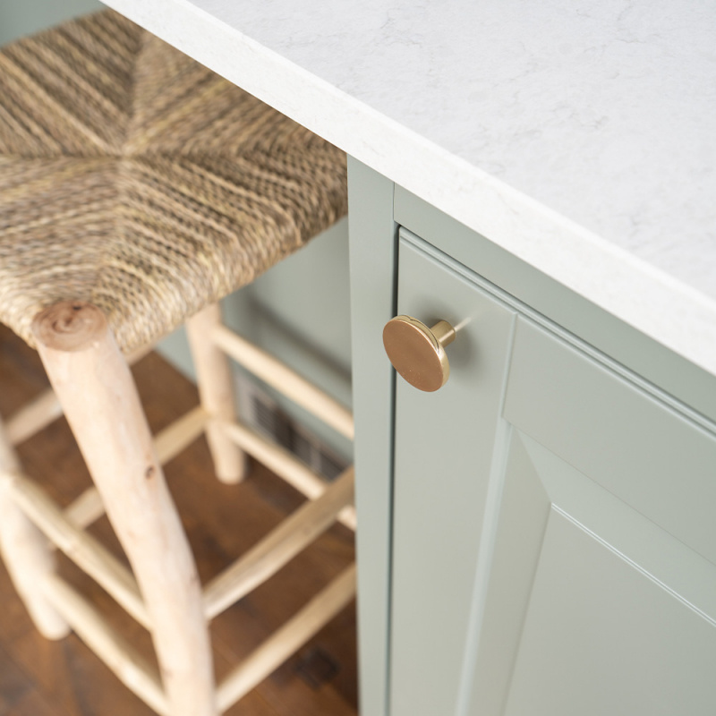 Knopp Como - mässing