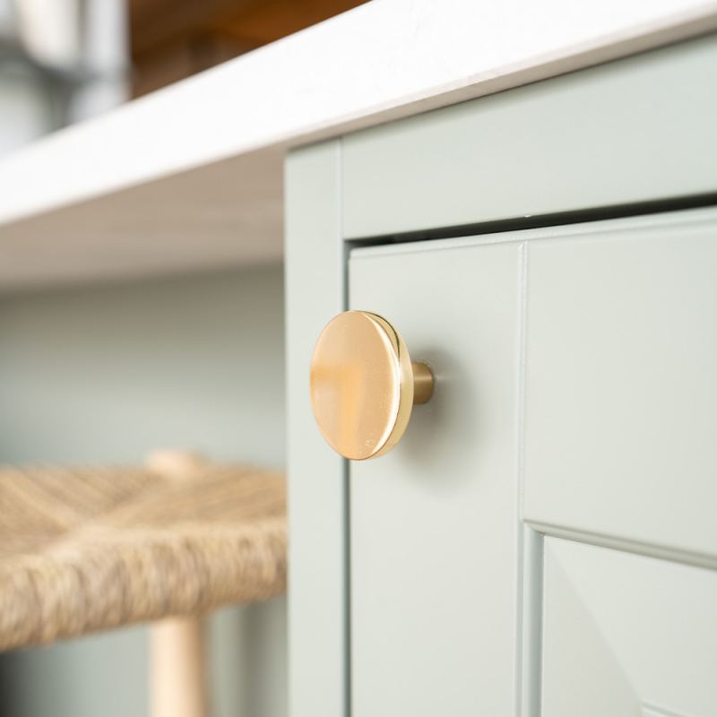 Knopp Como Big - 41mm - Polerad mässing