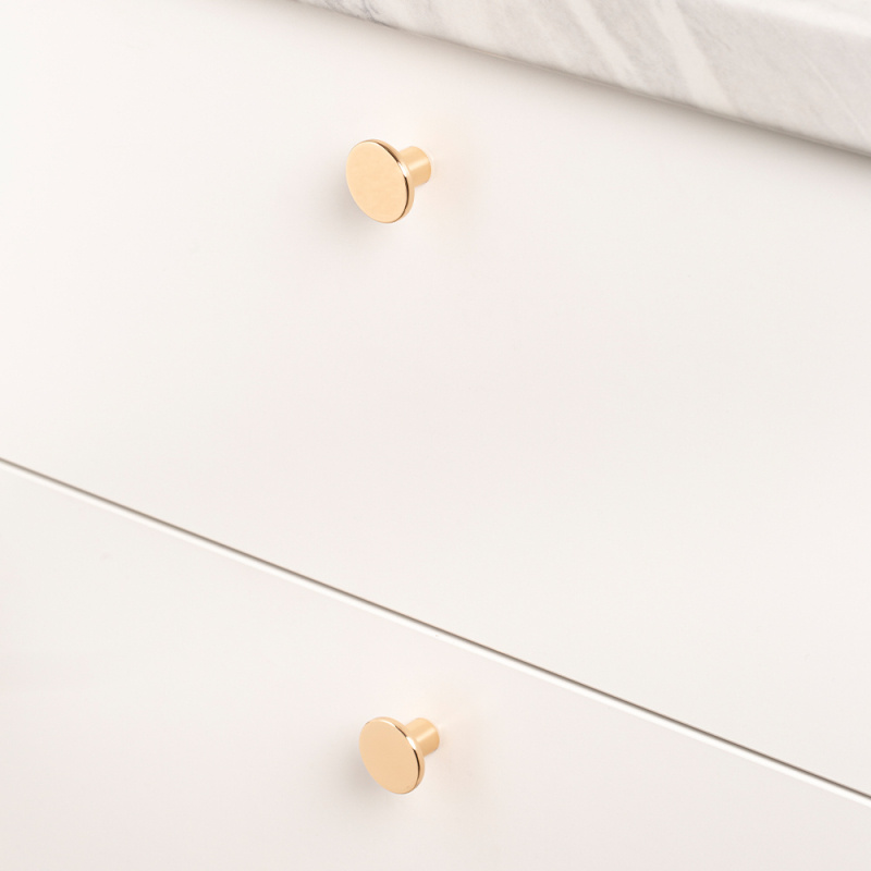 Knopp Como - 26mm - Polerad mässing