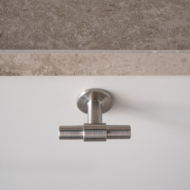 Knopp T Uniform - Borstad rostfritt