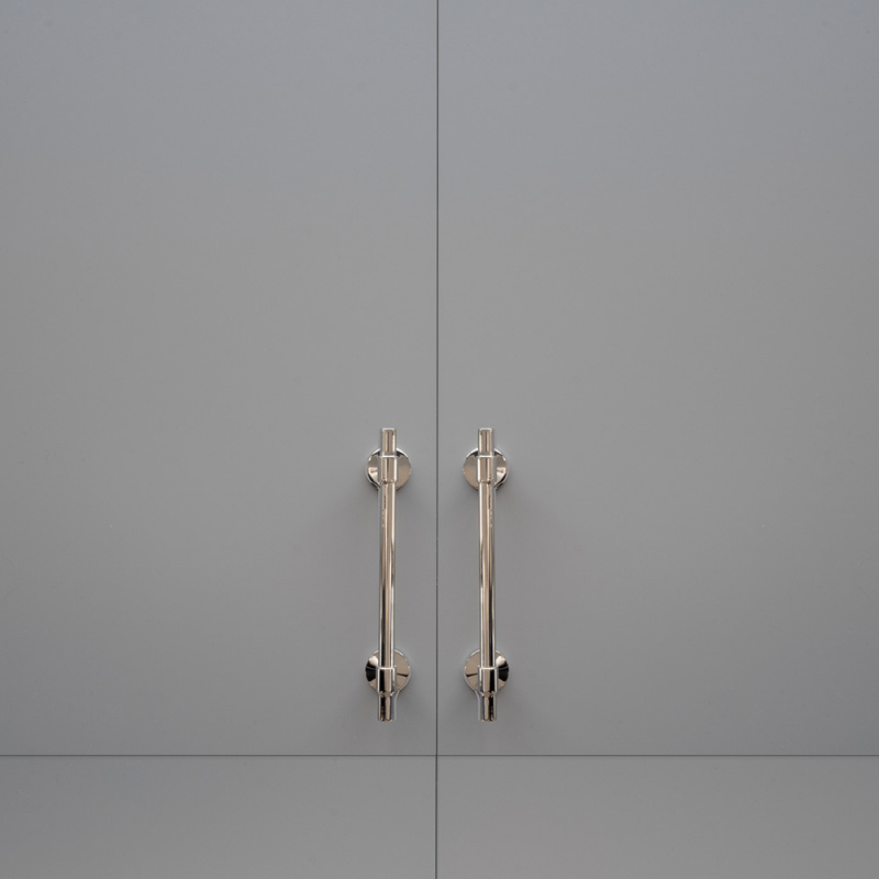 Handtag Uniform - 128mm - Förnicklad