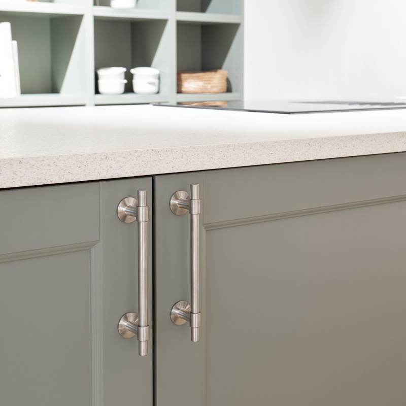 Handtag Uniform - 128mm - Borstad rostfritt