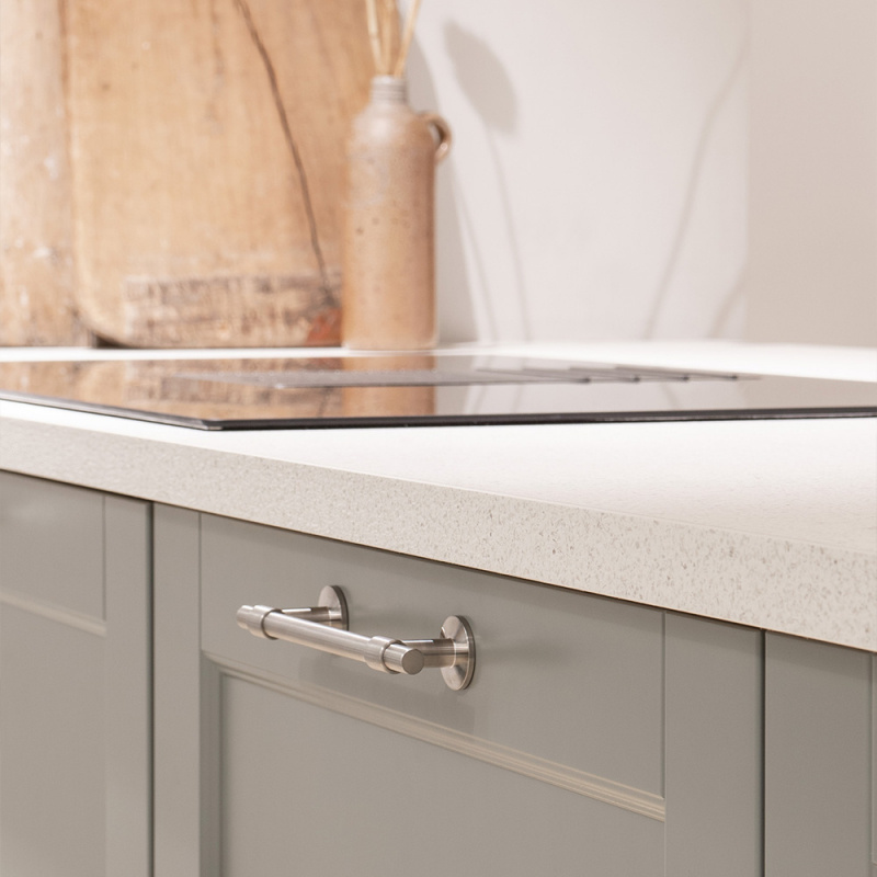 Handtag Uniform - 128mm - Borstad rostfritt