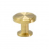 Knopp Uno - 30mm - Borstad obehandlad mässing Knopp Uno - 30mm - Borstad obehandlad mässing