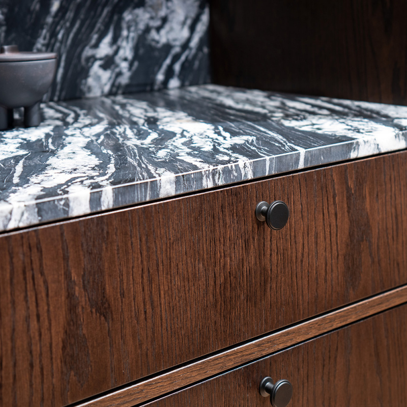 Knopp Uno - 30mm - Mattsvart