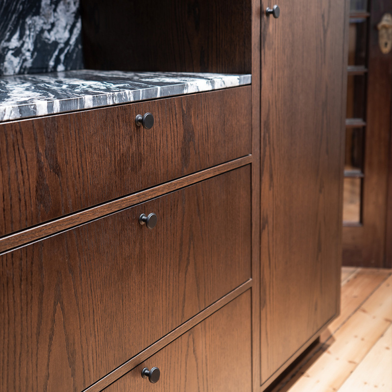 Knopp Uno - 30mm - Mattsvart