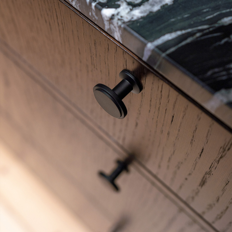 Knopp Uno - 30mm - Mattsvart