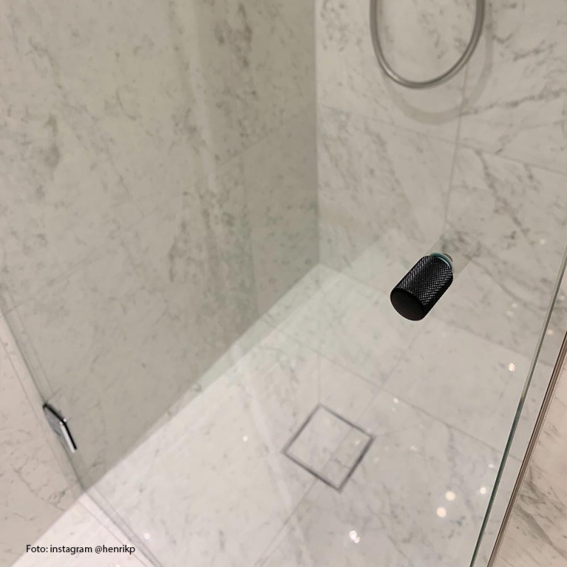 Knopp Graf - 17mm - Mattsvart