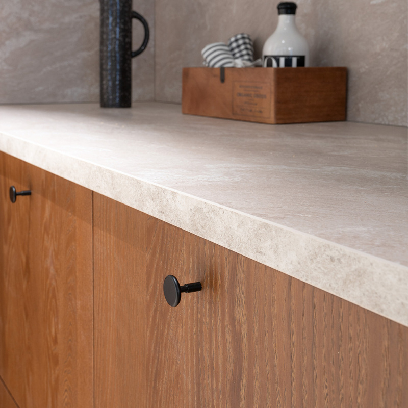 Knopp Spira - 24mm - Mattsvart