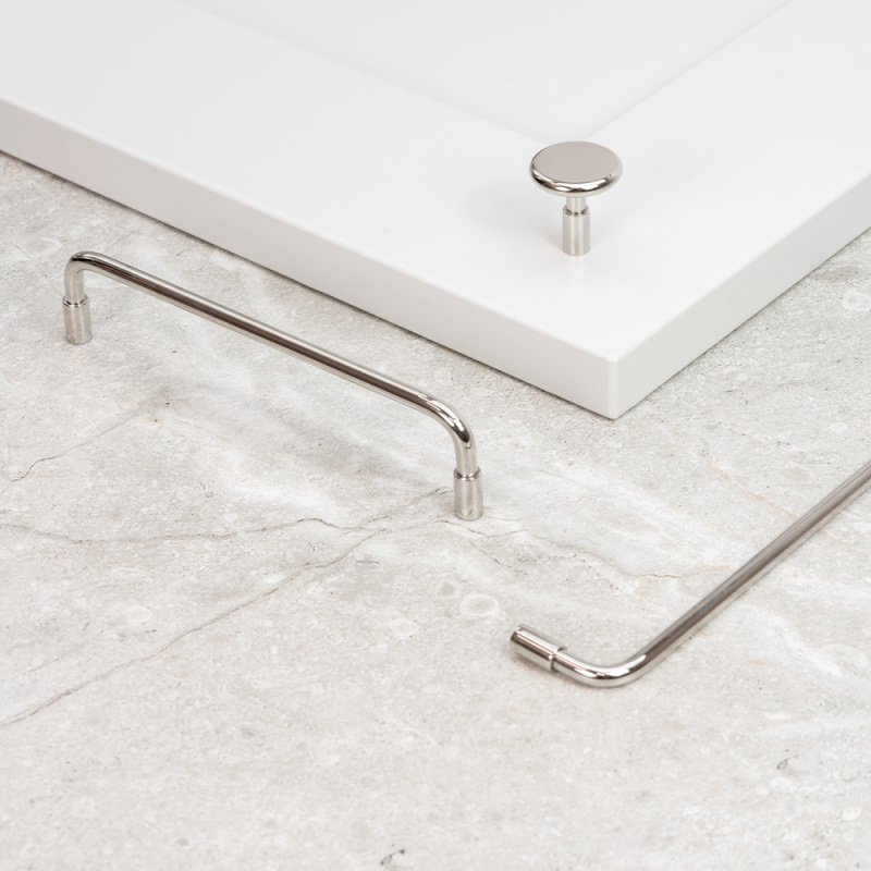 Knopp Spira - 24mm - Förnicklad