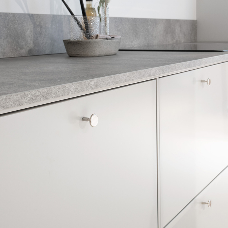 Knopp Spira - 24mm - Förnicklad