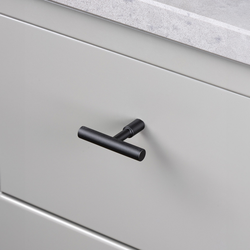 Knopp T Spira - Mattsvart