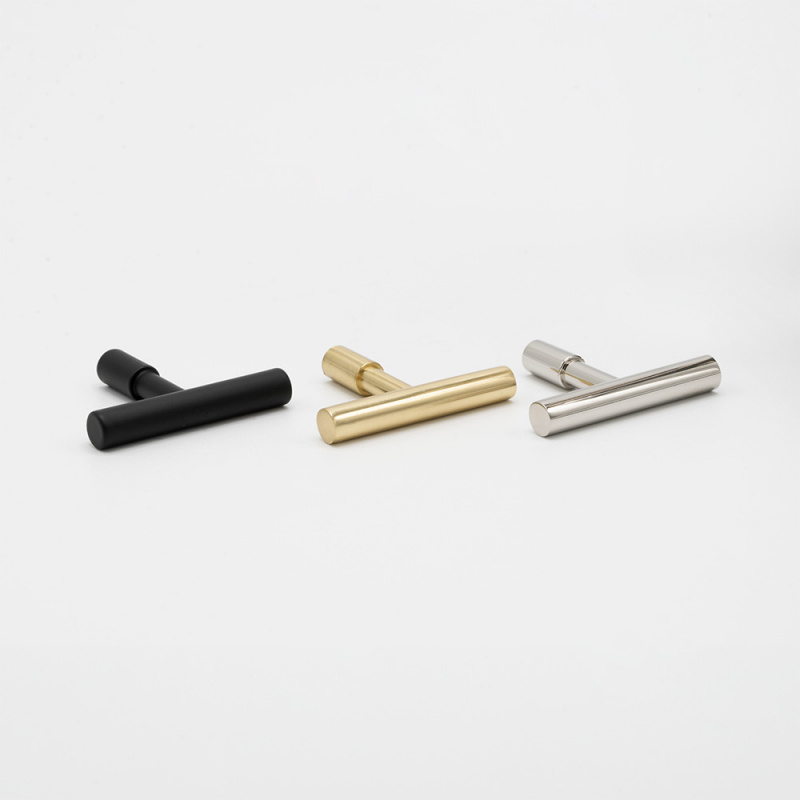 Knopp T Spira - Polerad mässing