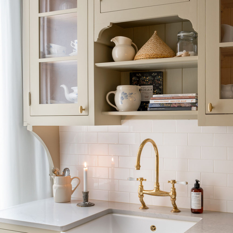 Knopp T Oliver - Borstad mässing