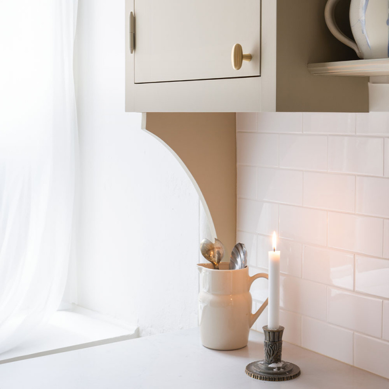 Knopp T Oliver - Borstad mässing