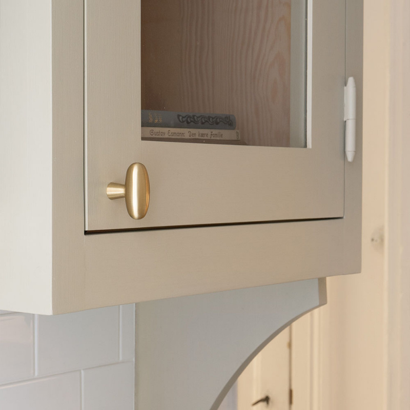 Knopp T Oliver - Borstad mässing