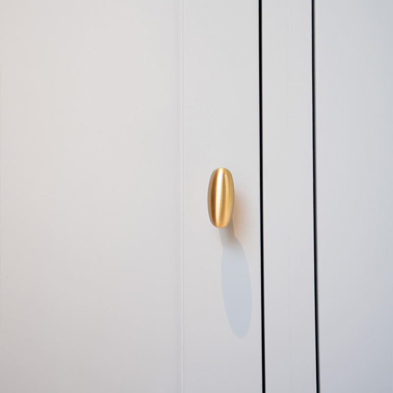 Knopp T Oliver - Borstad mässing