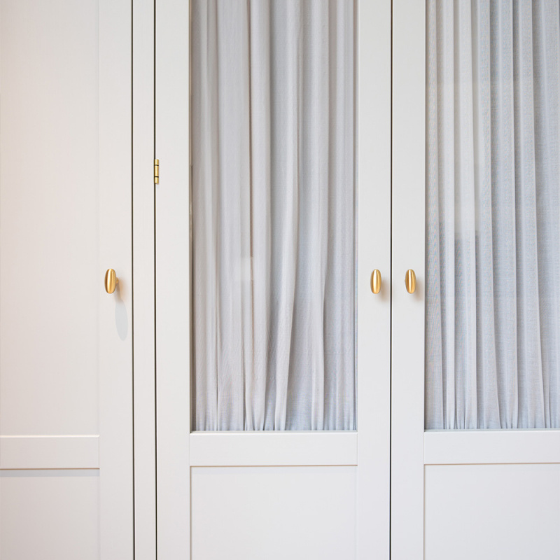 Knopp T Oliver - Borstad mässing