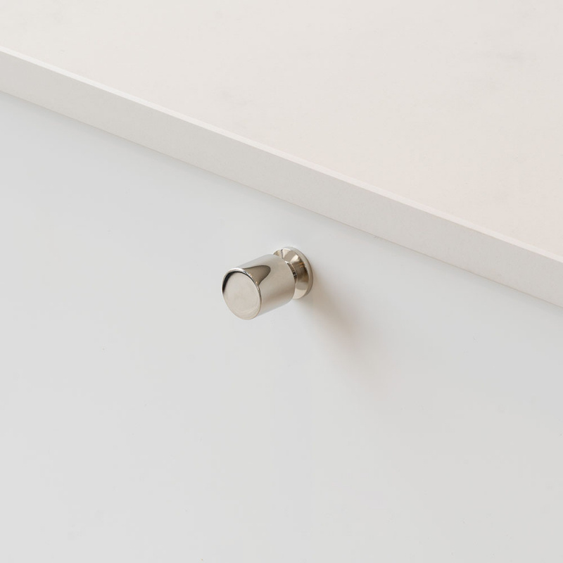 Knopp Solo - 21mm - Förnicklad