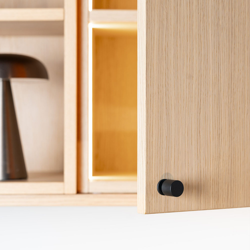 Knopp Solo - 21mm - Mattsvart