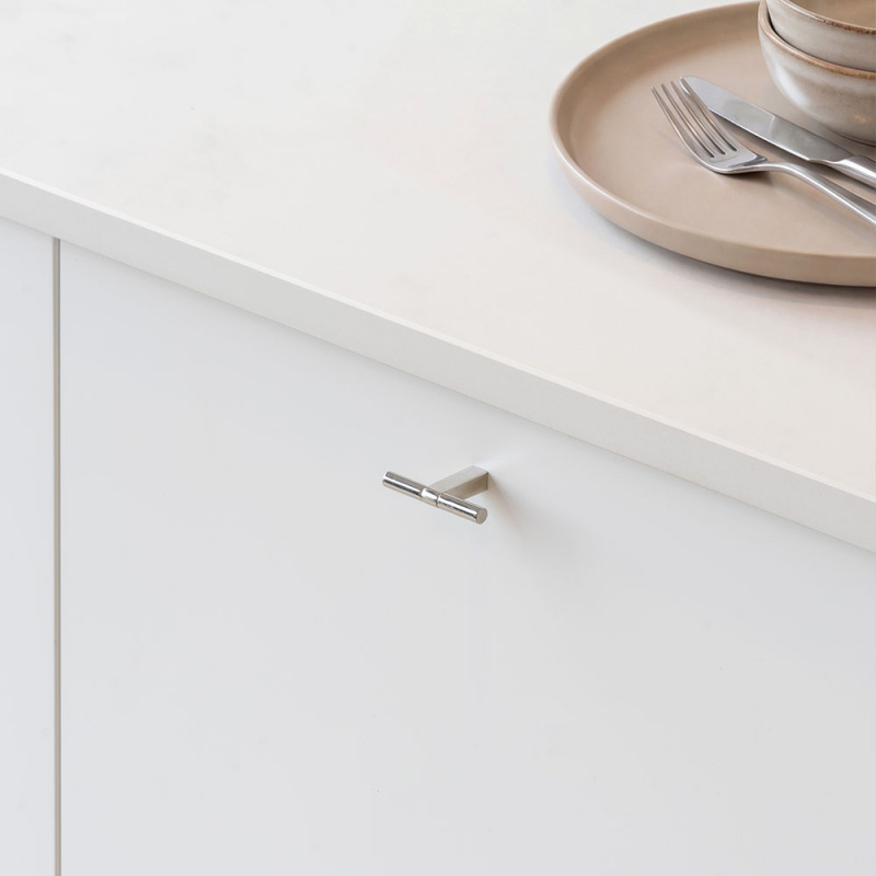 Knopp T Petit - Förnicklad