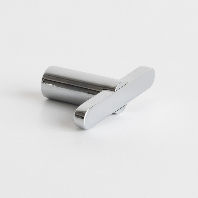 Knopp T Flow - Polerad krom