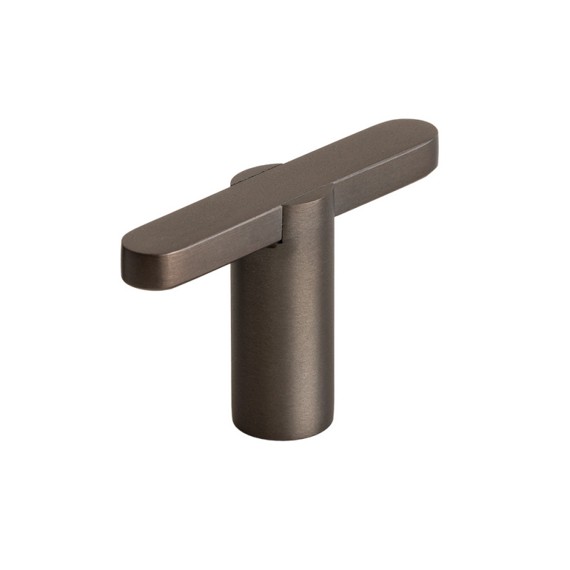 Knopp T Flow - Brunerad mässing