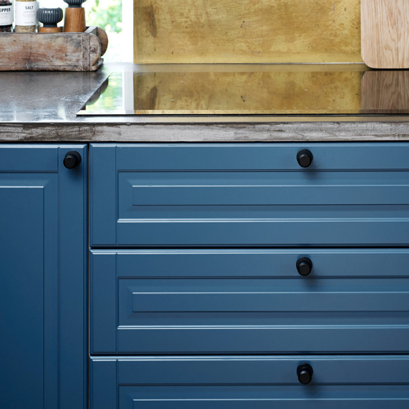 Knopp Manor Round - Mattsvart