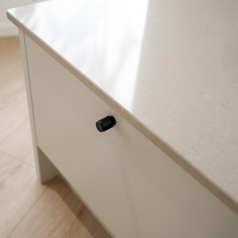 Knopp Riff  - 21mm - Mattsvart