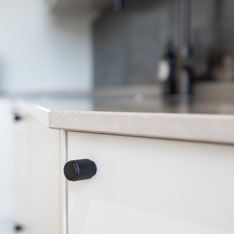 Knopp Riff  - 21mm - Mattsvart