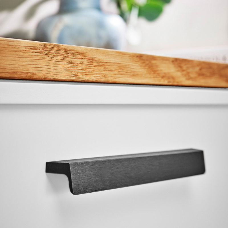 Handtag Envelope - Borstad svart