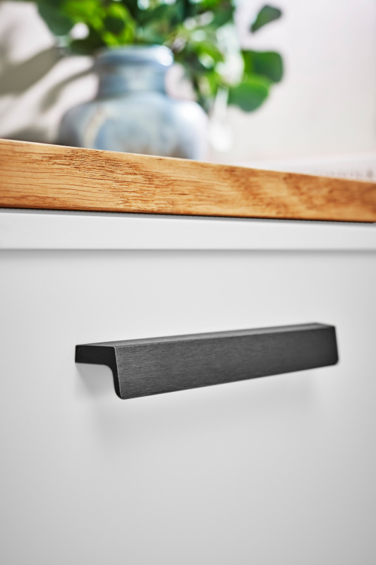 Handtag Envelope - Borstad svart