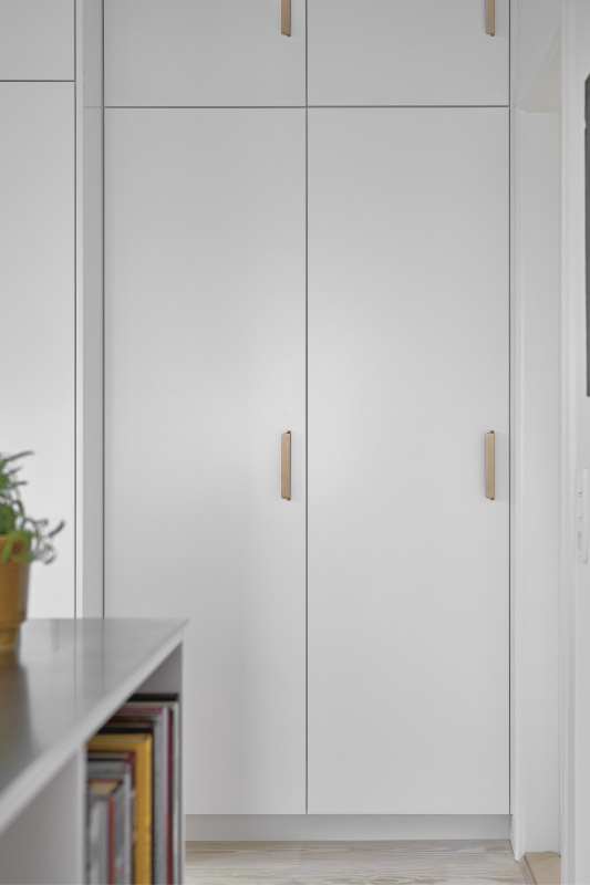 Handtag Envelope - Borstad mässing