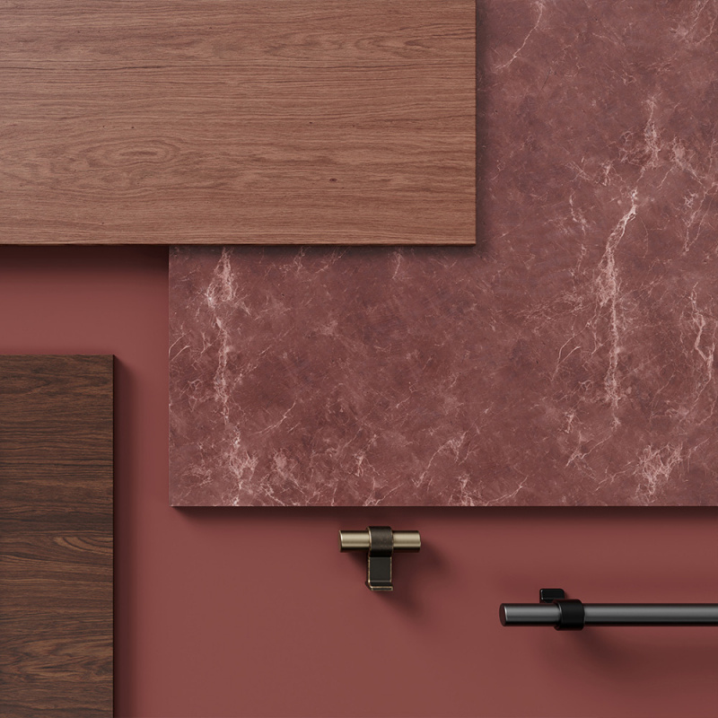 Handtag Bond - 160mm - Mattsvart/gun metal