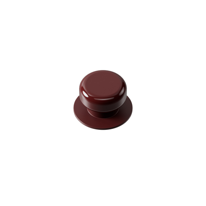 Knopp Colette - 50mm - Glossy maroon red