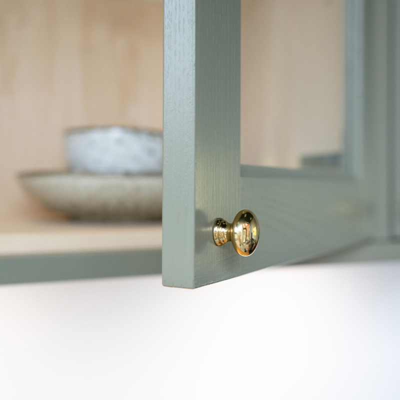 Knopp 7638 - 31mm - Polerad Mässing