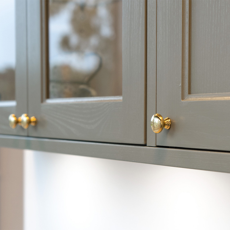 Knopp 7638 - 31mm - Polerad Mässing