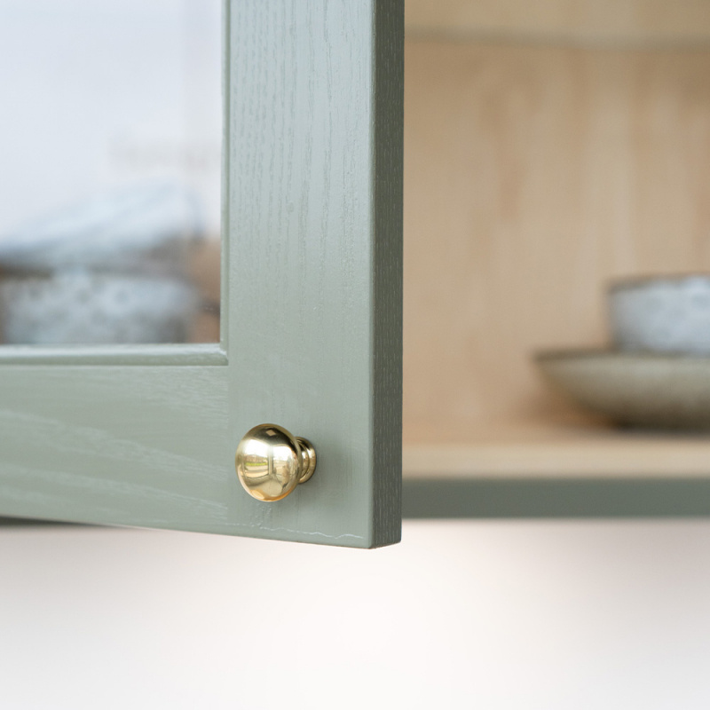 Knopp 7638 - 31mm - Polerad Mässing