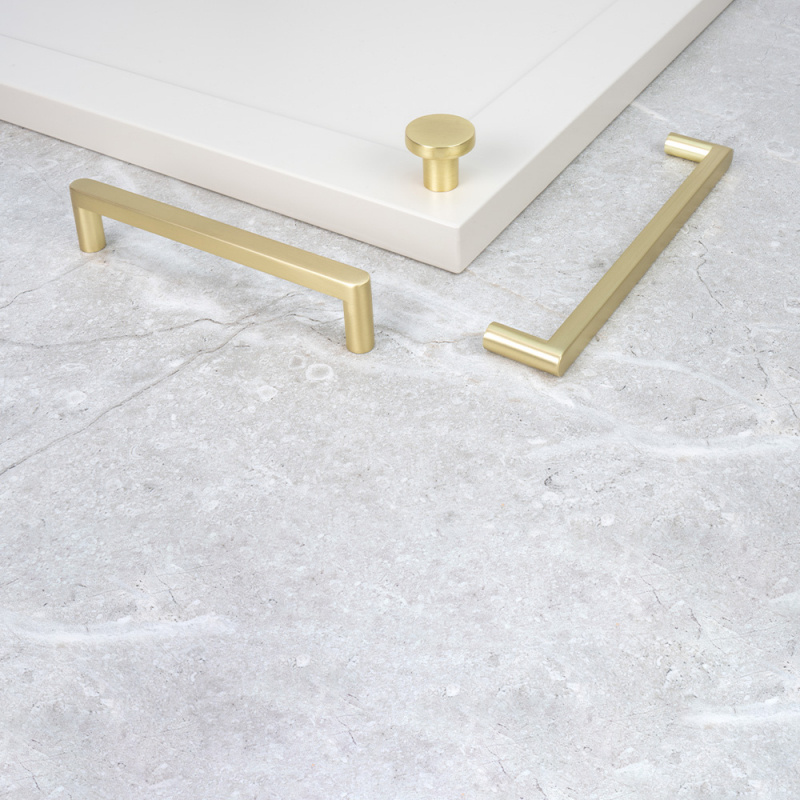 Knopp 2078 - 28mm - Borstad mässing