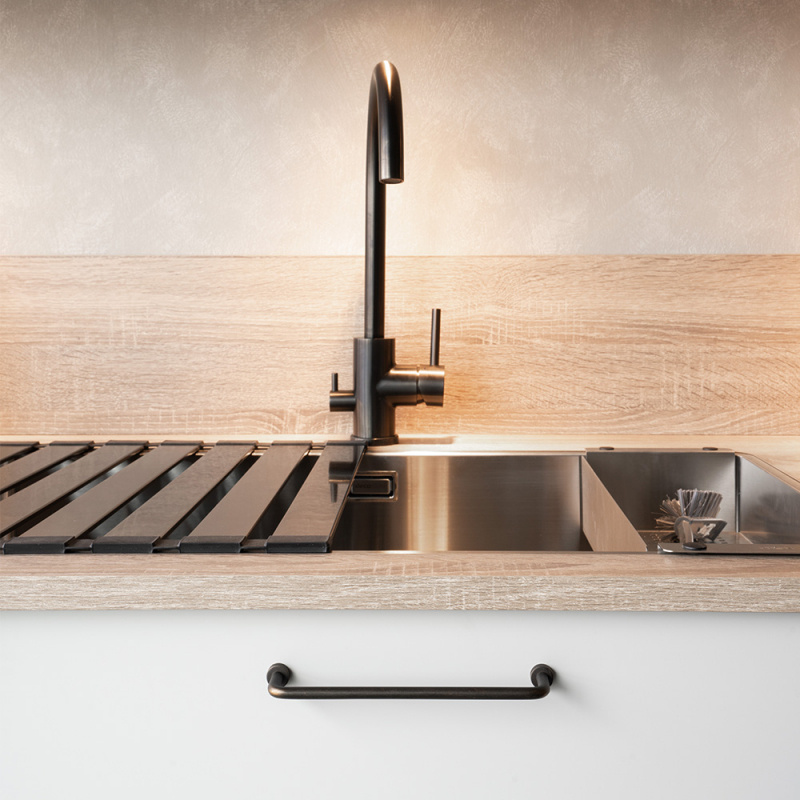 Handtag Lounge - 160mm - Antik brun