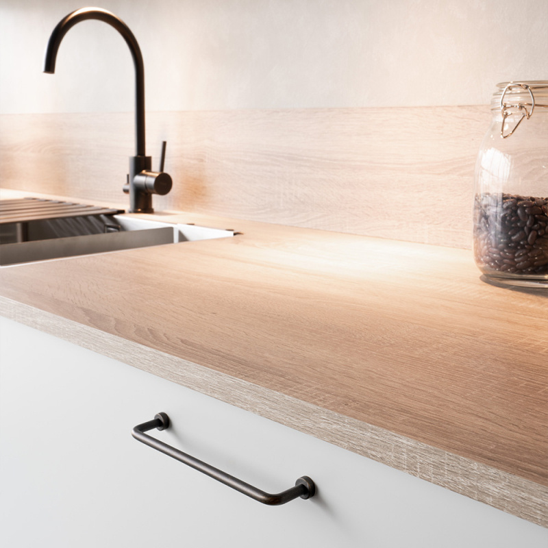 Handtag Lounge - 160mm - Antik brun