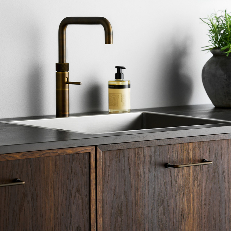 Handtag Lounge - 160mm - Antik brun